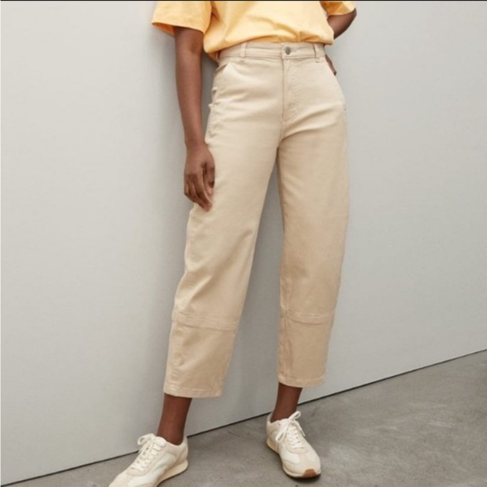 Everlane Utility Barrel Pant in Cashew